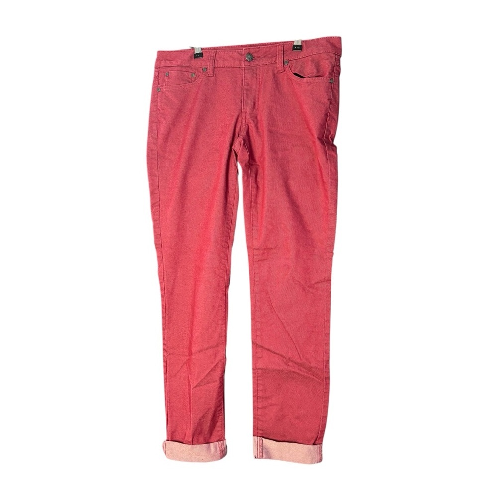 prAna Kara Low Rise Ankle Jeans in Burgundy – Women’s Sz 8/29 - Picture 2 of 13